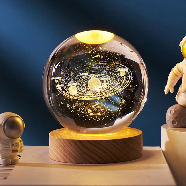 3D Crystal Ball Night Lamp